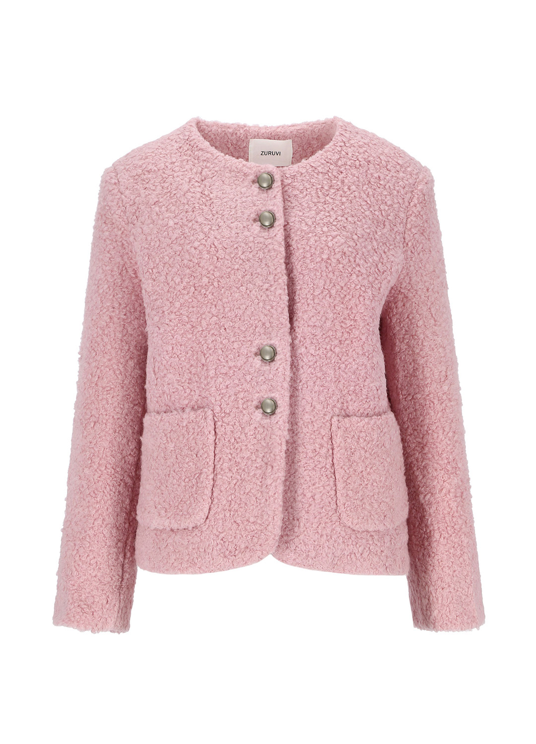 Boucle down jacket [Pink] / Pre-order 2/3 - 2/4